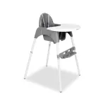 Krzesełko do karmienia szare KRZSA-01